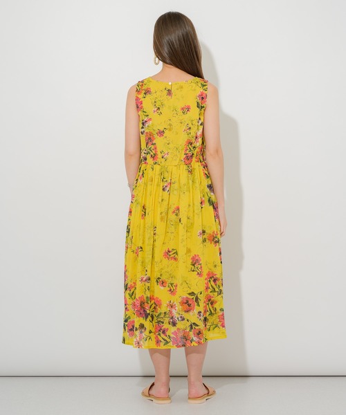 Paradise Picnic(パラダイスピクニック)の「綿ボイル花柄ワンピース(ワンピース・レディース・ブラック/ホワイト/イエロー・FREE)」の17枚目の写真