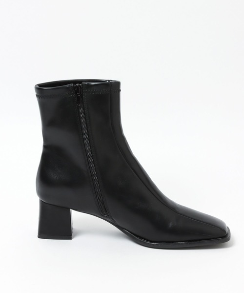 A part by(アパートバイ)の「ストレッチスクエアブーツ 156739(ブーツ・レディース・アイボリー/ブラック/ベージュ系その他・MEDIUM/LARGE)」の16枚目の写真