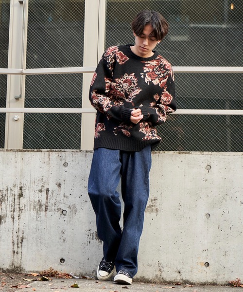 ADPOSION（アドポーション）の「【セットアップ対応】12.5oz ワイドテーパードデニムパンツ（デニムパンツ・メンズ・ネイビー/ブルー・MEDIUM/LARGE/X-LARGE）」の18枚目の写真