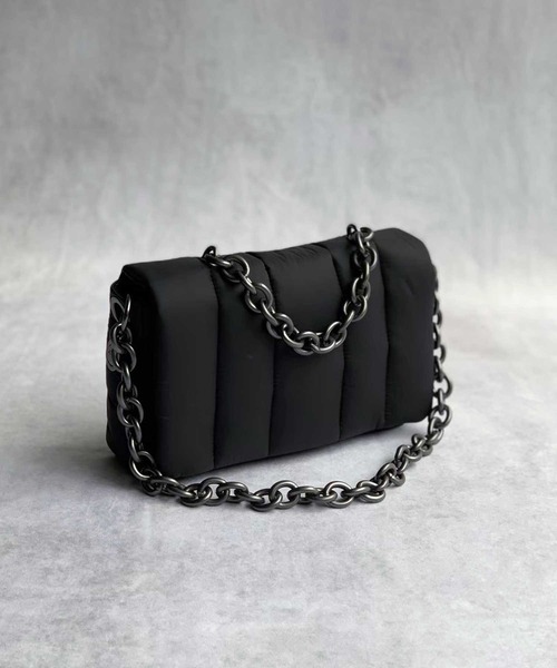 ASH（アッシュ）の「【FLORA】ナイロンハンドバッグ（ハンドバッグ・レディース・ブラック・ONE SIZE）」の2枚目の写真