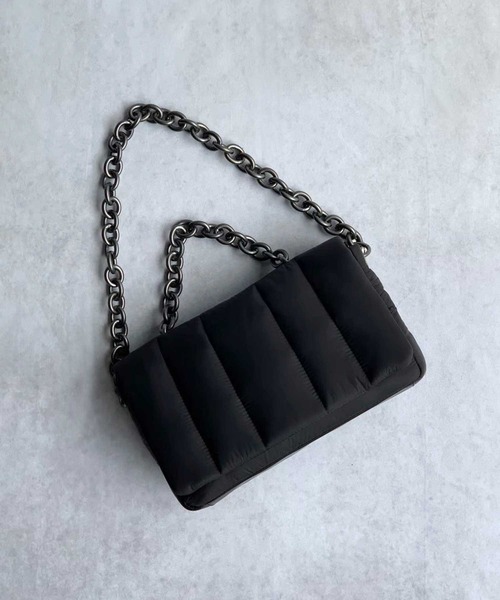 ASH（アッシュ）の「【FLORA】ナイロンハンドバッグ（ハンドバッグ・レディース・ブラック・ONE SIZE）」の6枚目の写真