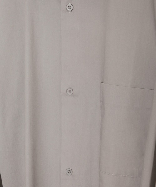 NILWAY（ニルウェイ）の「ベーシックルーズ無地レギュラーカラーシャツ（シャツ/ブラウス・メンズ・カーキ/グレー/ホワイト・MEDIUM/LARGE）」の10枚目の写真