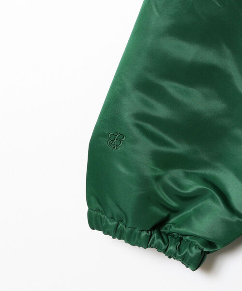 BEAMS BOY（ビームスボーイ）の「Champion × BEAMS BOY / 別注 ビッグ コーチジャケット（ブルゾン・レディース・ダークグリーン/ネイビー・S）」の18枚目の写真
