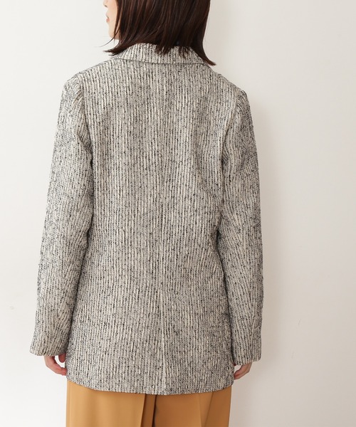 N.（N. Natural Beauty Basic）（エヌエヌナチュラルビューティーベーシック）の「【S Size Line】◆ツイードテーラードダブルジャケット（テーラードジャケット・レディース・マルチ・SMALL/MEDIUM）」の3枚目の写真