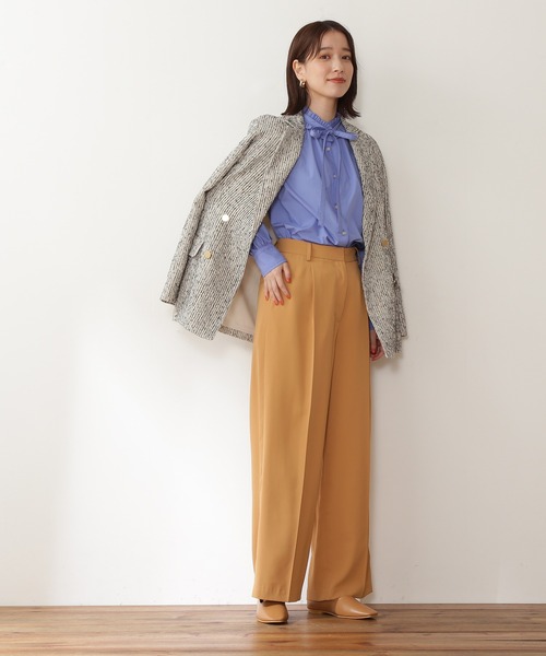 N.（N. Natural Beauty Basic）（エヌエヌナチュラルビューティーベーシック）の「【S Size Line】◆ツイードテーラードダブルジャケット（テーラードジャケット・レディース・マルチ・SMALL/MEDIUM）」の7枚目の写真