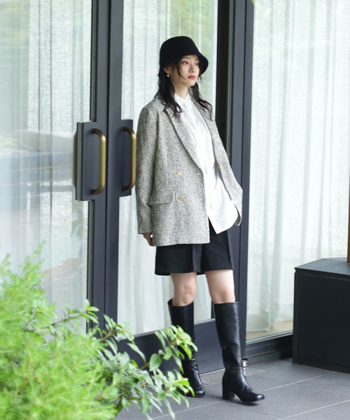 N.（N. Natural Beauty Basic）（エヌエヌナチュラルビューティーベーシック）の「【S Size Line】◆ツイードテーラードダブルジャケット（テーラードジャケット・レディース・マルチ・SMALL/MEDIUM）」の9枚目の写真