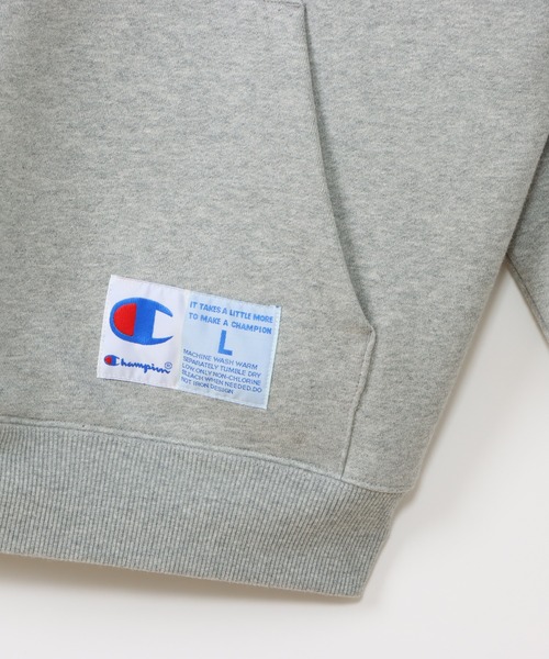 Champion（チャンピオン）の「【Champion/チャンピオン】メンズ アクションスタイル フーデッドスウェットシャツ（パーカー・メンズ・グレー/ネイビー/ホワイト/レッド・MEDIUM/X-LARGE/LARGE/SMALL）」の11枚目の写真