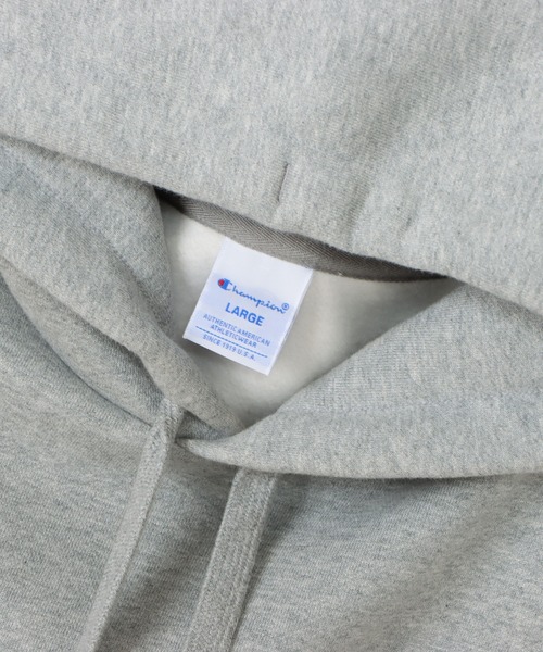 Champion（チャンピオン）の「【Champion/チャンピオン】メンズ アクションスタイル フーデッドスウェットシャツ（パーカー・メンズ・グレー/ネイビー/ホワイト/レッド・MEDIUM/X-LARGE/LARGE/SMALL）」の10枚目の写真