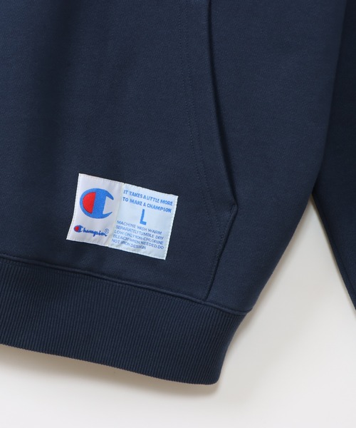 Champion（チャンピオン）の「【Champion/チャンピオン】メンズ アクションスタイル フーデッドスウェットシャツ（パーカー・メンズ・グレー/ネイビー/ホワイト/レッド・MEDIUM/X-LARGE/LARGE/SMALL）」の16枚目の写真