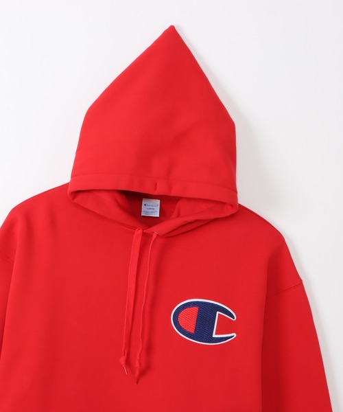 Champion（チャンピオン）の「【Champion/チャンピオン】メンズ アクションスタイル フーデッドスウェットシャツ（パーカー・メンズ・グレー/ネイビー/ホワイト/レッド・MEDIUM/X-LARGE/LARGE/SMALL）」の19枚目の写真