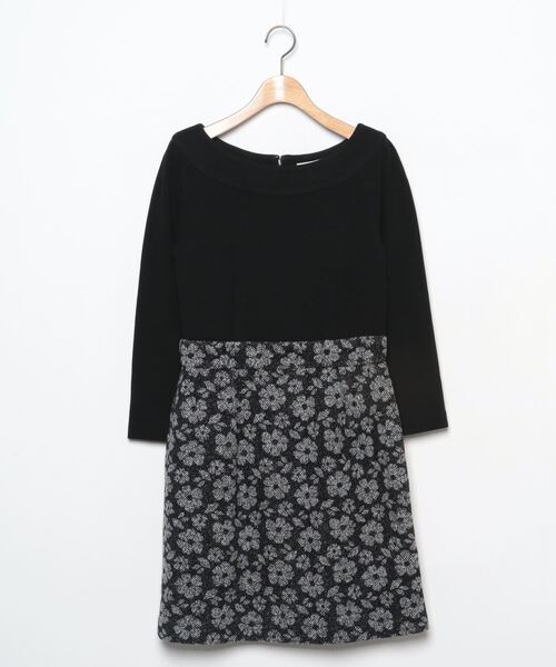 セール ブランド古着 花柄ドッキングワンピース ワンピース Bon Mercerie ボンメルスリー のファッション通販 Zozoused