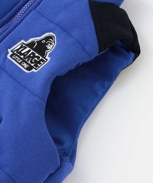 XLARGE KIDS(エクストララージキッズ)の「中綿キリカエベスト(ベスト・キッズ・ブルー/レッド・130cm/140cm/110cm/100cm/90cm/120cm)」の5枚目の写真