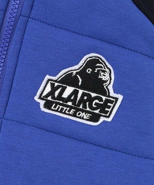 XLARGE KIDS(エクストララージキッズ)の「中綿キリカエベスト(ベスト・キッズ・ブルー/レッド・130cm/140cm/110cm/100cm/90cm/120cm)」の4枚目の写真