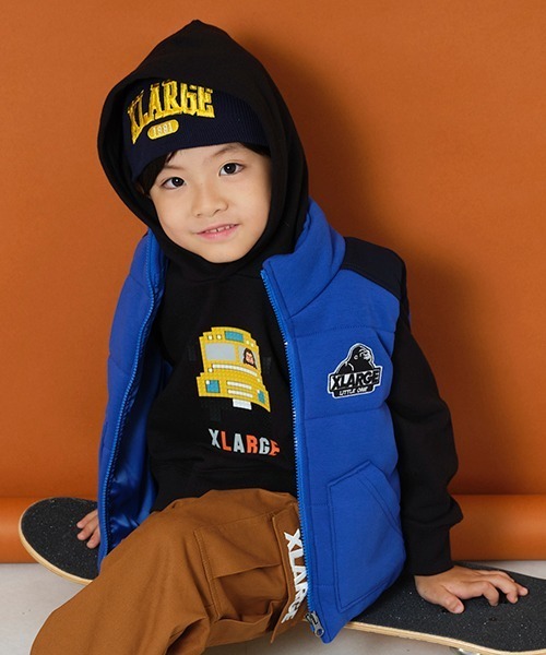 XLARGE KIDS(エクストララージキッズ)の「中綿キリカエベスト(ベスト・キッズ・ブルー/レッド・130cm/140cm/110cm/100cm/90cm/120cm)」の14枚目の写真