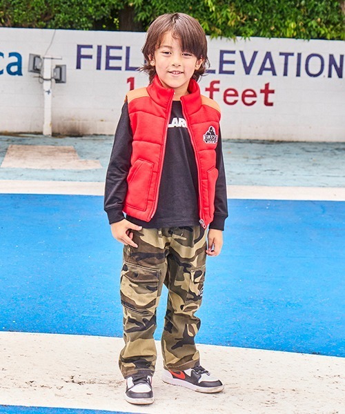 XLARGE KIDS(エクストララージキッズ)の「中綿キリカエベスト(ベスト・キッズ・ブルー/レッド・130cm/140cm/110cm/100cm/90cm/120cm)」の18枚目の写真
