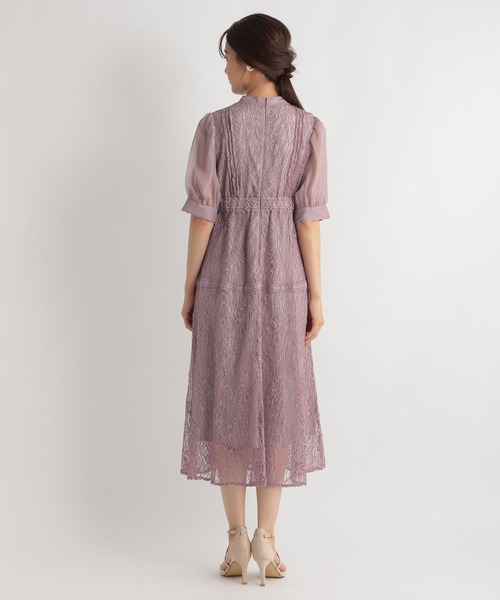Andemiu(アンデミュウ)の「【WEB限定】総レースピンタックドレス285803(ドレス・レディース・ブラック/パープル/オリーブ・MEDIUM)」の22枚目の写真