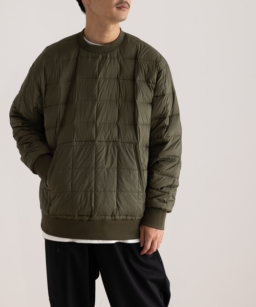 ADAM ET ROPE'（アダムエロペ）の「【TAION】CREWNECK DOWNプルオーバー（その他トップス・レディース・ホワイト/ブラック/パープル系その他/カーキ・S/L）」の12枚目の写真