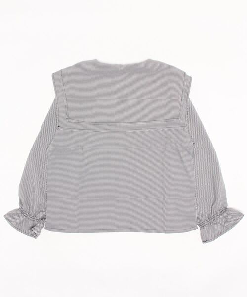 LOVETOXIC（ラブトキシック）の「BIGカラーブラウス（シャツ/ブラウス・キッズ・オフホワイト/マルチ・S/M/L）」の3枚目の写真