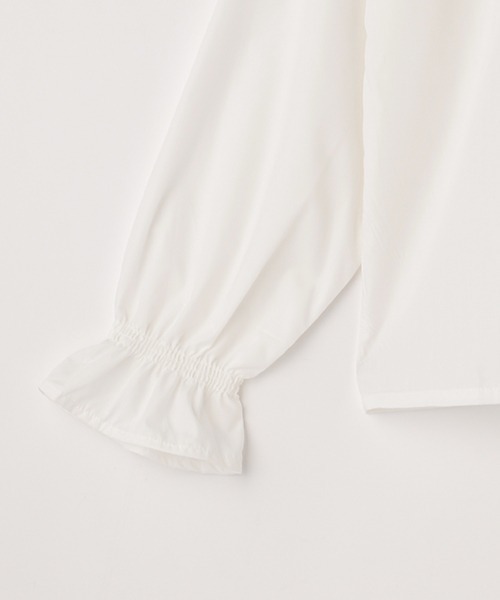 LOVETOXIC（ラブトキシック）の「BIGカラーブラウス（シャツ/ブラウス・キッズ・オフホワイト/マルチ・S/M/L）」の7枚目の写真