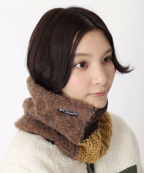 Columbia（コロンビア）の「Columbia／ダイアモンドダスト ネックゲイター フリース／コロンビア（ネックウォーマー/スヌード・メンズ・オレンジ/ブルー/ブラック系その他/ベージュ/ブラック/グリーン/ブラウン/グレー系その他/ネイビー/ブラック×グレー/ブラック×ブラック/ナチュラル/グレー系その他2/ブラック系その他2/ブルー系その他/グリーン系その他/ベージュ系その他/レッド/ブラック系その他3/ブラウン系その他/グリーン系その他2/グレー系その他3・ONE SIZE）」の10枚目の写真