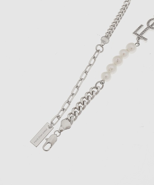 Feng Chen Wang(フェン・チェン・ワン)の「FCW diamond necklace(ネックレス・メンズ・シルバー・ONE SIZE)」の2枚目の写真