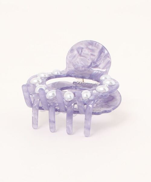 SNIDEL（スナイデル）の「レジンパールバンス（その他ヘアアクセサリー・レディース・ホワイト/ピンク/ラベンダー・FREE）」の14枚目の写真