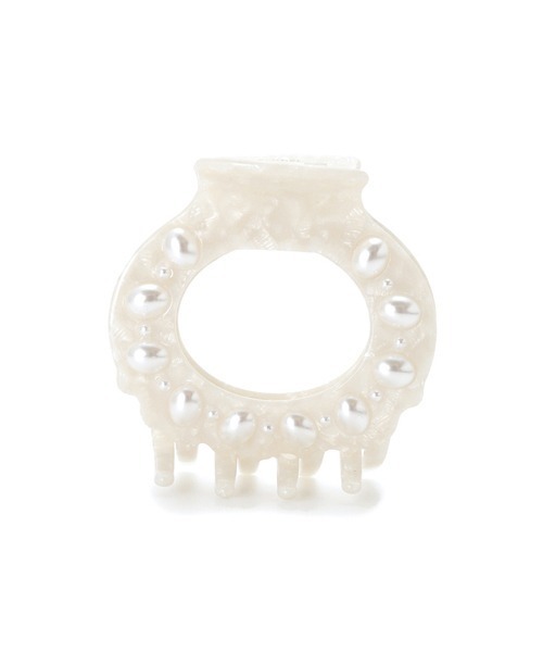 SNIDEL（スナイデル）の「レジンパールバンス（その他ヘアアクセサリー・レディース・ホワイト/ピンク/ラベンダー・FREE）」の7枚目の写真