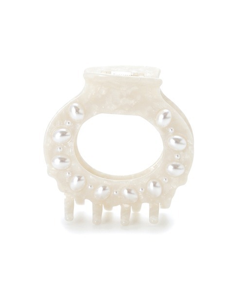 SNIDEL（スナイデル）の「レジンパールバンス（その他ヘアアクセサリー・レディース・ホワイト/ピンク/ラベンダー・FREE）」の8枚目の写真