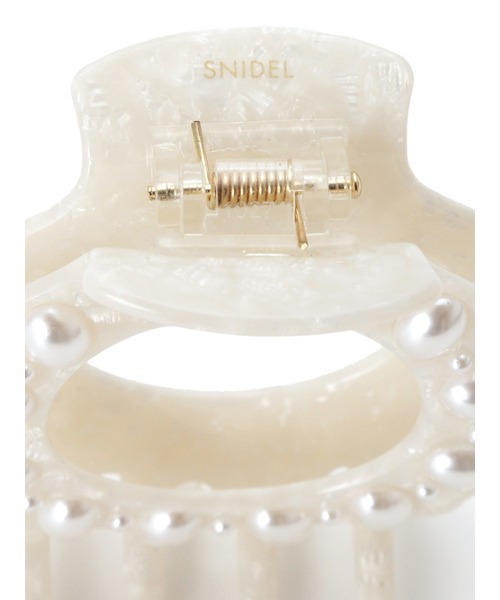 SNIDEL（スナイデル）の「レジンパールバンス（その他ヘアアクセサリー・レディース・ホワイト/ピンク/ラベンダー・FREE）」の10枚目の写真