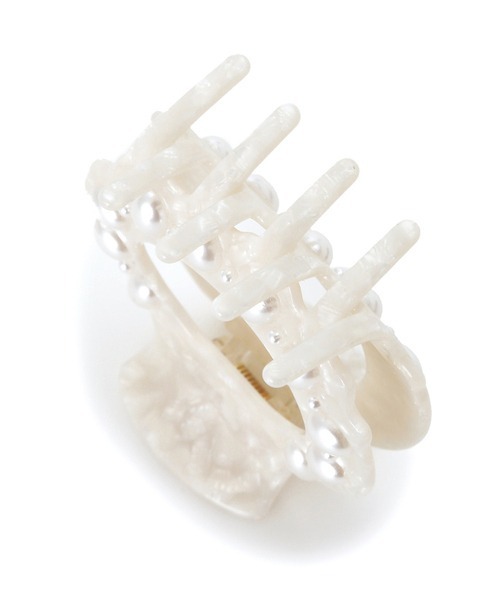 SNIDEL（スナイデル）の「レジンパールバンス（その他ヘアアクセサリー・レディース・ホワイト/ピンク/ラベンダー・FREE）」の13枚目の写真