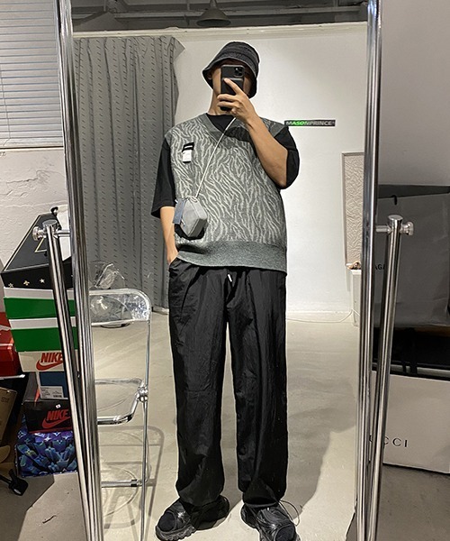 MASONPRINCE（メイソンプリンス）の「【MASONPRINCE】Vネックニット（ニット/セーター・メンズ・グリーン・L）」の9枚目の写真