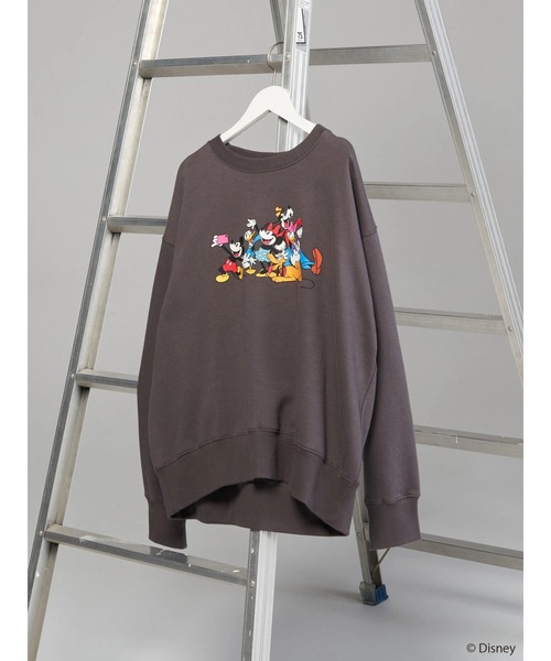 Disney(ディズニー)の「FRIENDSプリント裏起毛プルオーバー/Disney(スウェット・レディース・チャコールグレー/パープル/マルチ・FREE)」の13枚目の写真
