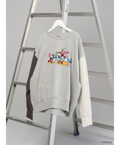 Disney(ディズニー)の「FRIENDSプリント裏起毛プルオーバー/Disney(スウェット・レディース・チャコールグレー/パープル/マルチ・FREE)」の11枚目の写真