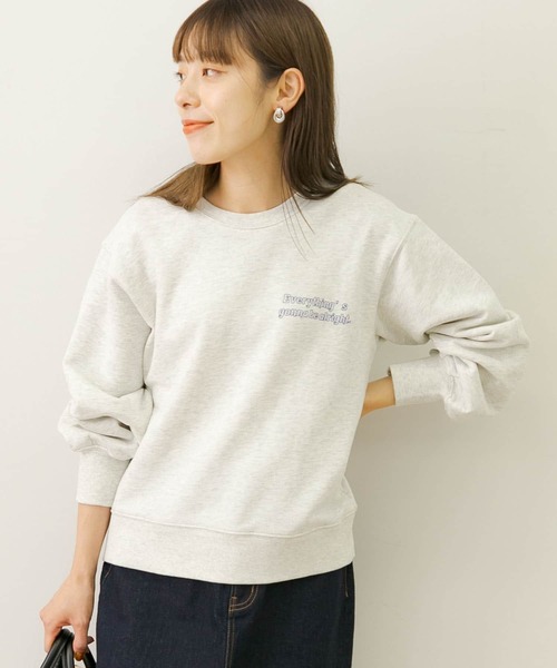 URBAN RESEARCH Sonny Label（アーバンリサーチサニーレーベル）の「バックワープロゴスウェットプルオーバー（スウェット・レディース・ミント/グレー系その他/オレンジ系その他・FREE）」の5枚目の写真