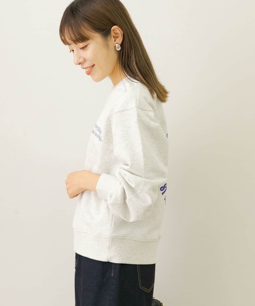 URBAN RESEARCH Sonny Label（アーバンリサーチサニーレーベル）の「バックワープロゴスウェットプルオーバー（スウェット・レディース・ミント/グレー系その他/オレンジ系その他・FREE）」の6枚目の写真