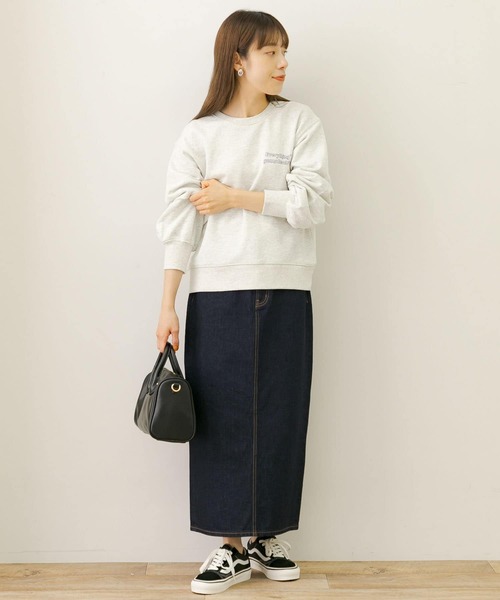 URBAN RESEARCH Sonny Label（アーバンリサーチサニーレーベル）の「バックワープロゴスウェットプルオーバー（スウェット・レディース・ミント/グレー系その他/オレンジ系その他・FREE）」の8枚目の写真