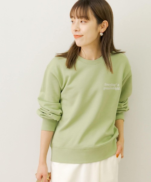 URBAN RESEARCH Sonny Label（アーバンリサーチサニーレーベル）の「バックワープロゴスウェットプルオーバー（スウェット・レディース・ミント/グレー系その他/オレンジ系その他・FREE）」の11枚目の写真