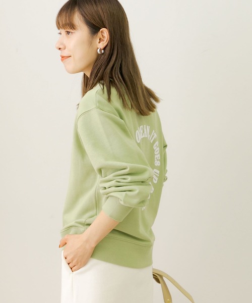 URBAN RESEARCH Sonny Label（アーバンリサーチサニーレーベル）の「バックワープロゴスウェットプルオーバー（スウェット・レディース・ミント/グレー系その他/オレンジ系その他・FREE）」の13枚目の写真