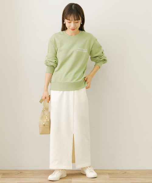 URBAN RESEARCH Sonny Label（アーバンリサーチサニーレーベル）の「バックワープロゴスウェットプルオーバー（スウェット・レディース・ミント/グレー系その他/オレンジ系その他・FREE）」の15枚目の写真