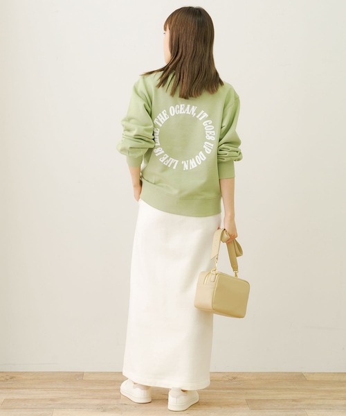 URBAN RESEARCH Sonny Label（アーバンリサーチサニーレーベル）の「バックワープロゴスウェットプルオーバー（スウェット・レディース・ミント/グレー系その他/オレンジ系その他・FREE）」の17枚目の写真