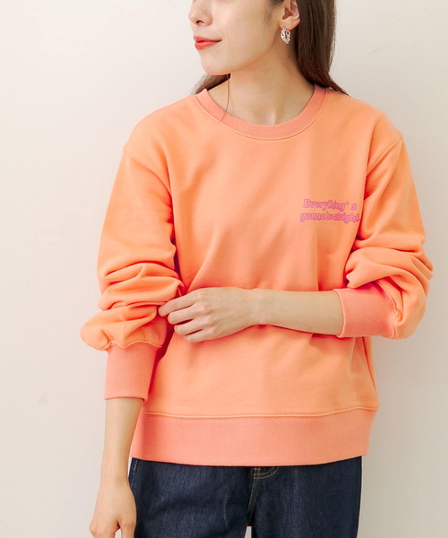 URBAN RESEARCH Sonny Label（アーバンリサーチサニーレーベル）の「バックワープロゴスウェットプルオーバー（スウェット・レディース・ミント/グレー系その他/オレンジ系その他・FREE）」の19枚目の写真