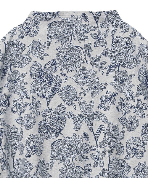 Plantation（プランテーション）の「(S)エンブロイダリーJQ/タンクトップ（タンクトップ・レディース・ライトブルー/オフホワイト/ダークグレー・M size）」の5枚目の写真