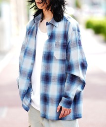 CALTOP キャルトップ L/S SHIRTS オンブレ シャツ