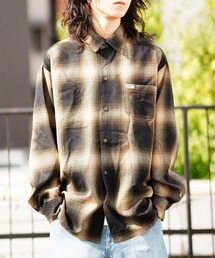 CALTOP キャルトップ L/S SHIRTS オンブレ シャツ