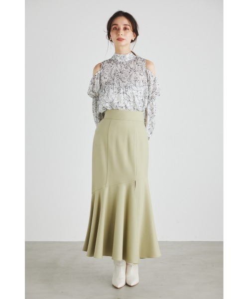 rienda（リエンダ）の「スリーブプリーツトップス（シャツ/ブラウス・レディース・ブラック系その他/ブルー/ホワイト系その他/ブラウン・FREE）」の7枚目の写真