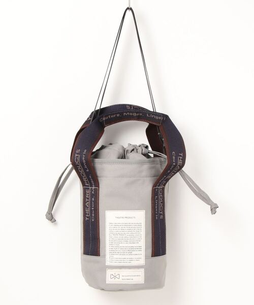 THEATRE PRODUCTS（シアタープロダクツ）の「リサイクルボトルジャガードテープシリンダーショルダーバッグ（ショルダーバッグ・レディース・グレー/ブラック/ベージュ・FREE）」の9枚目の写真