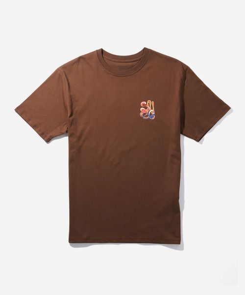 Saturdays NYC(サタデーズ ニューヨークシティ )の「Airbrush Flower SS Tee(Tシャツ/カットソー・メンズ・ブラウン系その他2/ブルー・M/S/XL/X-SMALL/L)」の7枚目の写真