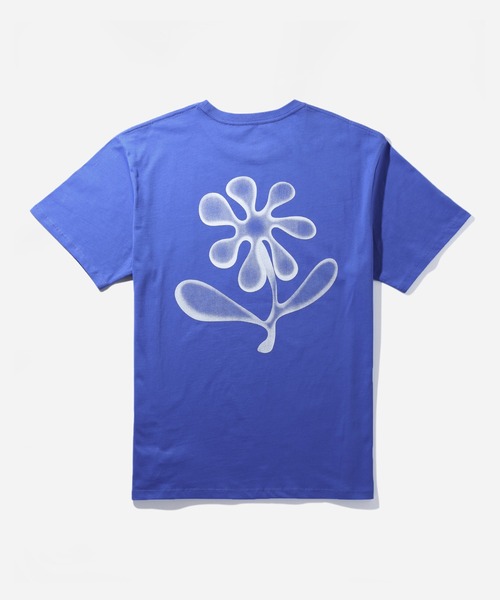 Saturdays NYC(サタデーズ ニューヨークシティ )の「Airbrush Flower SS Tee(Tシャツ/カットソー・メンズ・ブラウン系その他2/ブルー・M/S/XL/X-SMALL/L)」の6枚目の写真