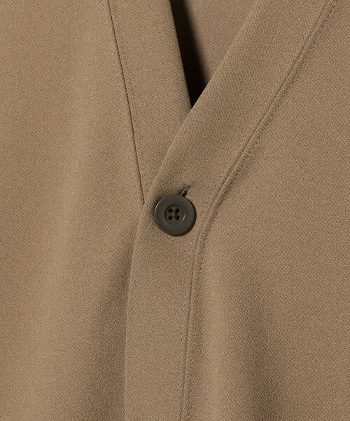 B:MING by BEAMS（ビーミングバイビームス）の「B:MING by BEAMS / ダブルフェイス 梨地 Vカーディガン(セットアップ対応)（カーディガン/ボレロ・メンズ・ネイビー/ブラウン系その他2/チャコールグレー・SMALL/MEDIUM/LARGE/X-LARGE）」の21枚目の写真