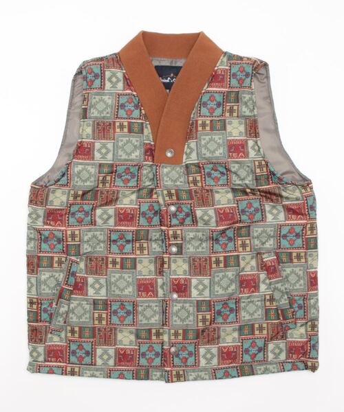 チャイハネ（チャイハネ）の「【チャイハネ】Amina×grn テリータMEN'Sベスト（ダウンベスト・メンズ・ベージュ/グレー/ブルー・FREE）」の22枚目の写真